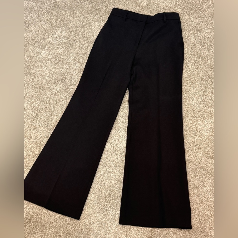Boden Relaxed Flare Wool Pants size 6